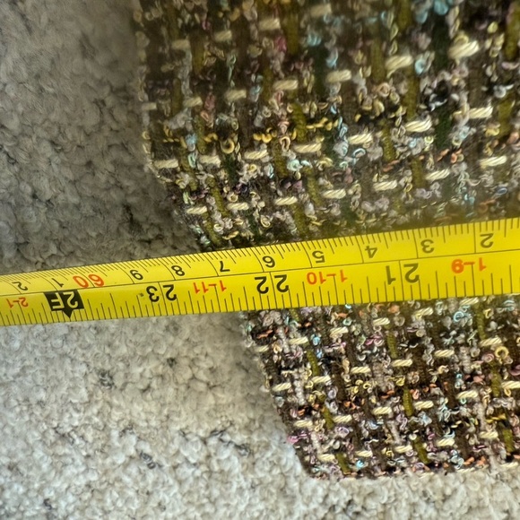 Sandra Angelozzi size 40 (10) NWT Women's Tweed Blazer -bright & silk blend - Picture 8 of 14